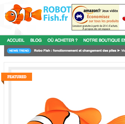 Robotfish.fr : Nouvelle version du site